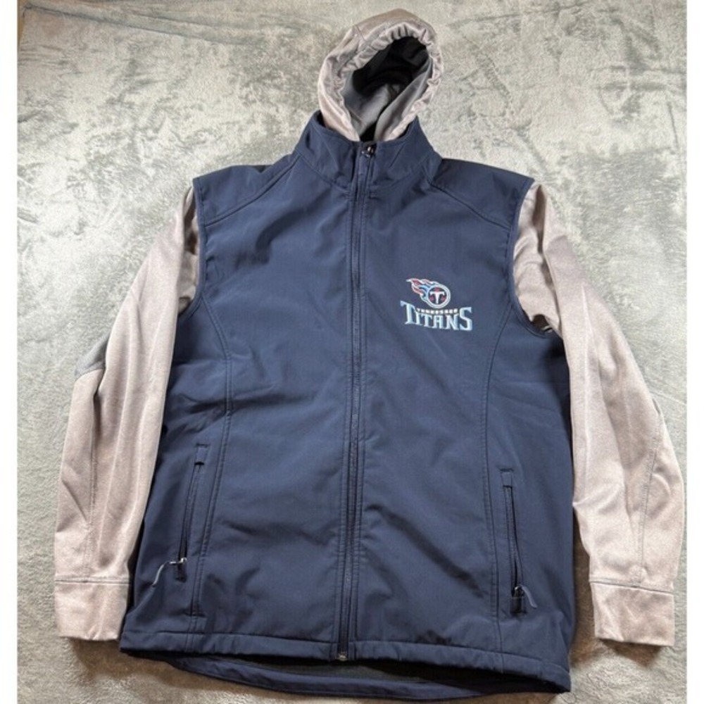 Dunbrooke NFL Tennessee Titans Full-Zip Jacket With Hood Men's  Size‎ L